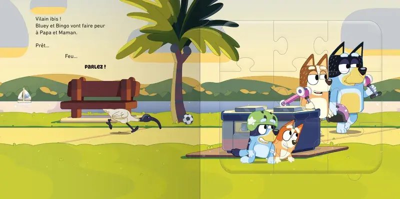 Miniature : Le grand livre puzzle - Bluey