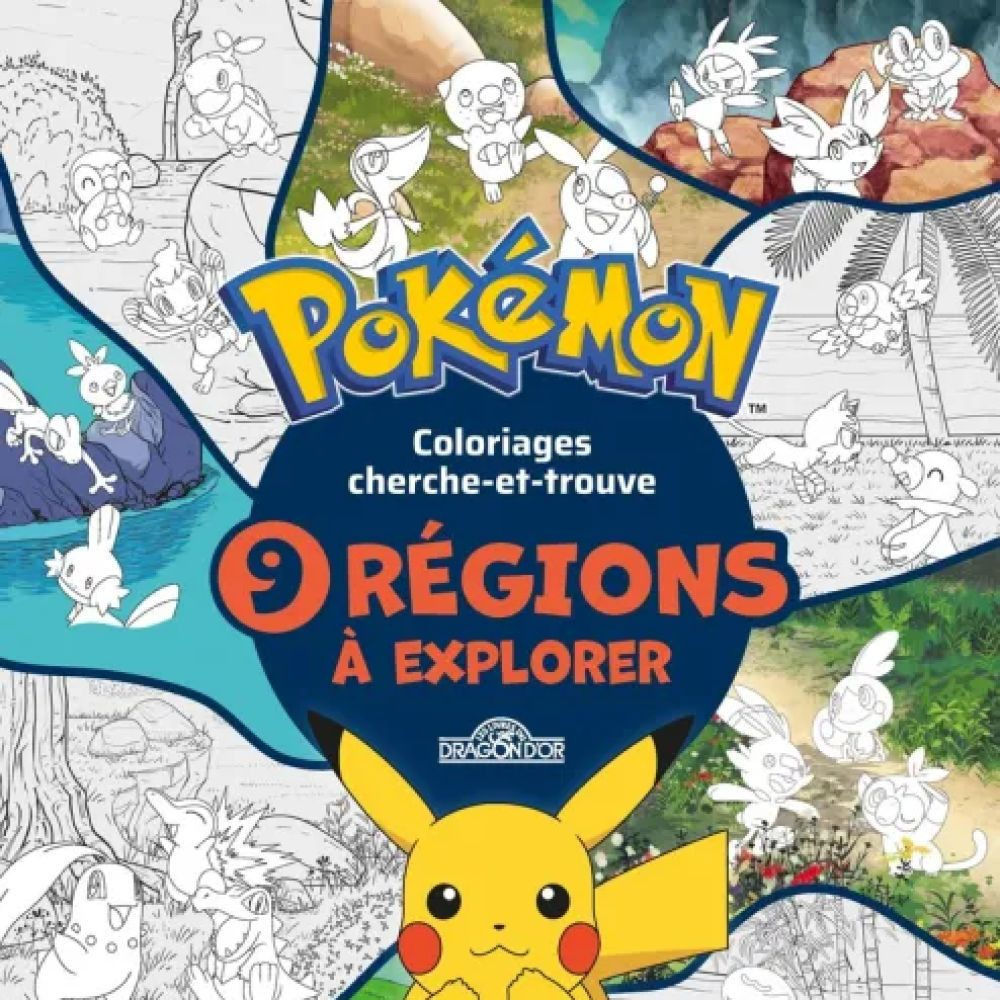 9 Régions à Explorer - Pokémon