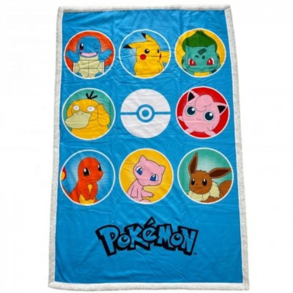 Plaid Pokedex - 100x150 cm - Pokémon
