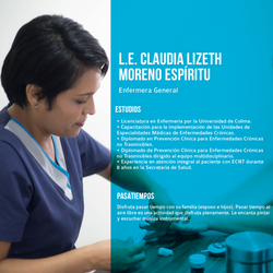 Curriculum L.E. Claudia Moreno