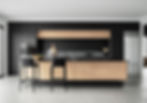 Modern and Minimalist Kitchen 1 - Optimat Black