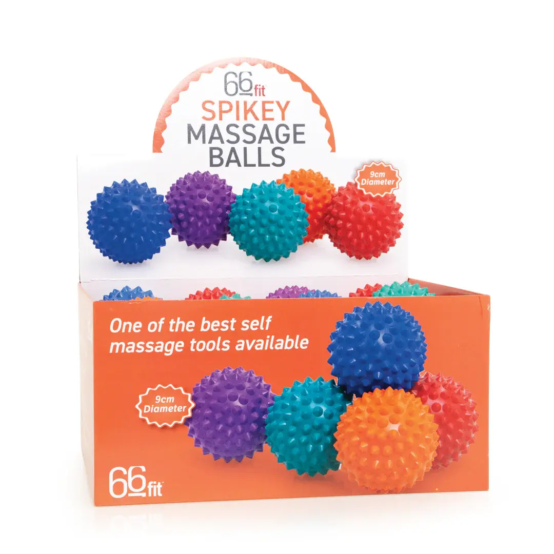 66fit Spikey Massage Balls 9cm