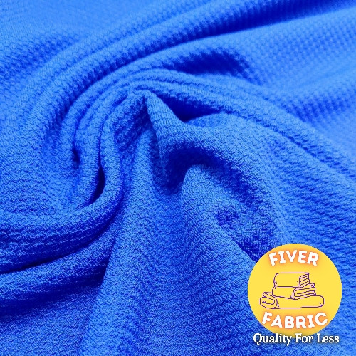 Blue stretch Affordable Quality Fabrics. Fiver Fabric
