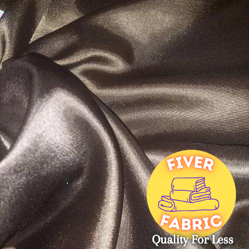 brown satin faulty Affordable Quality Fabrics. Fiver Fabric
