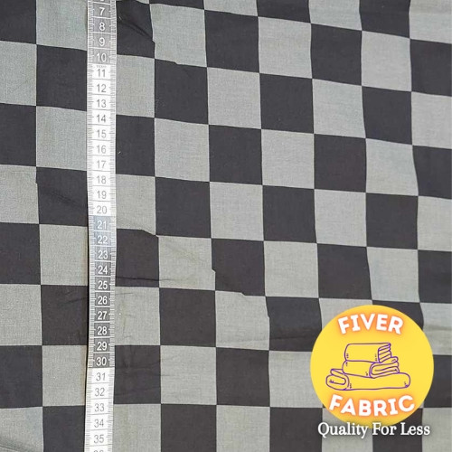 100 Cotton Check Affordable Quality Fabrics. Fiver Fabric, Quality Fabrics For Less