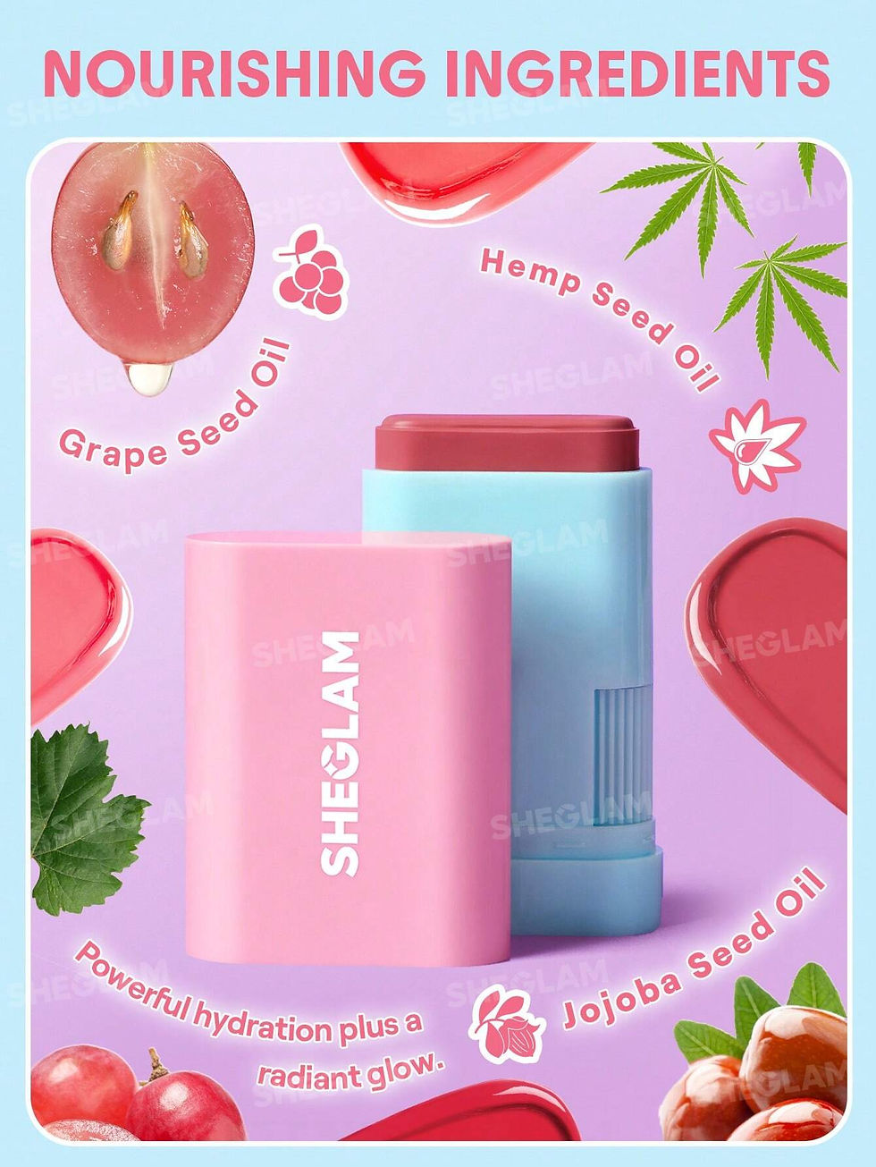 Прев'ю: Рум'яна в стіку Glass Glow Blush Stick-Stunner
