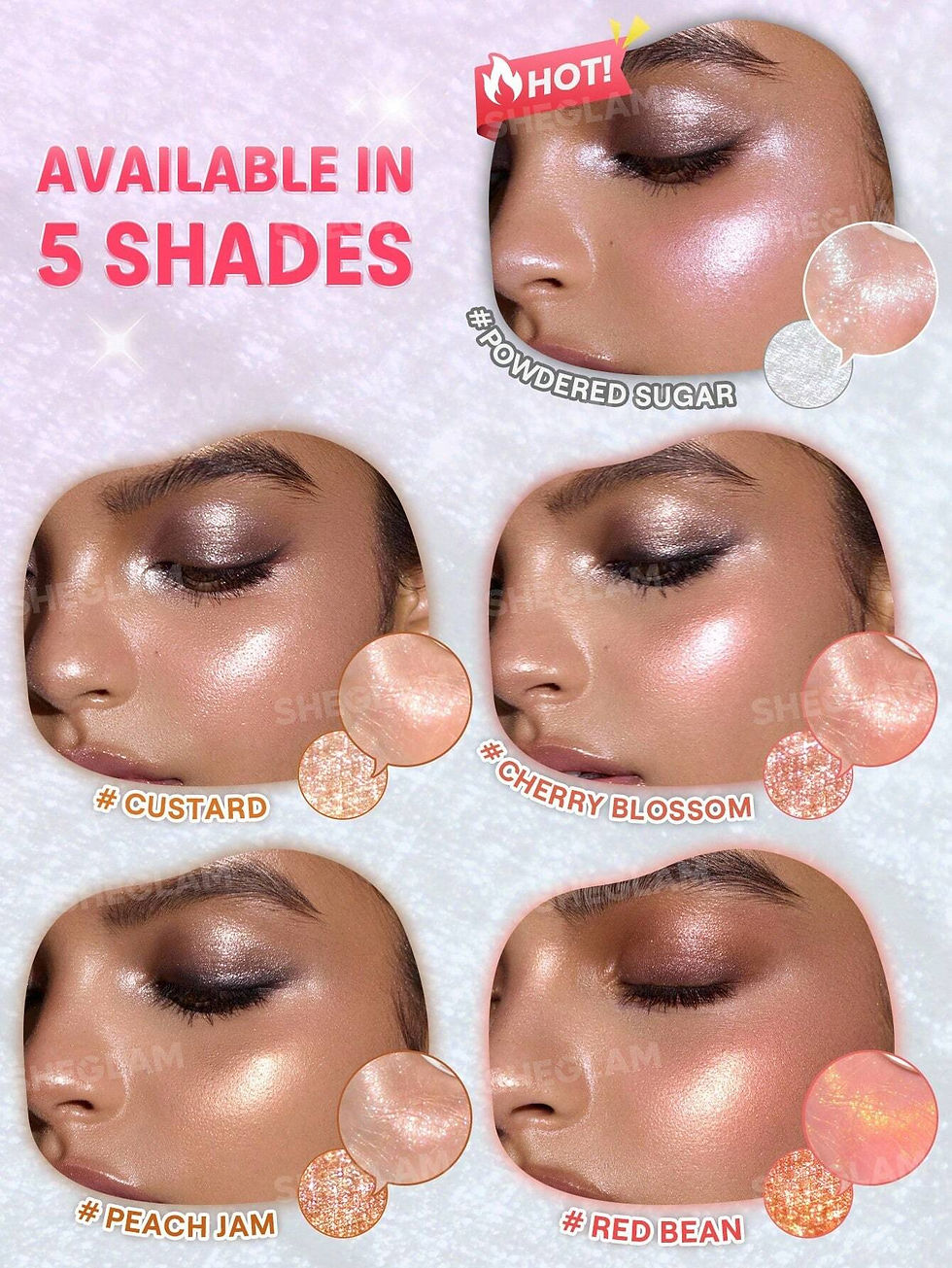 Прев'ю: Пружний хайлайтер Glowchi Bouncy Highlighter-Custard