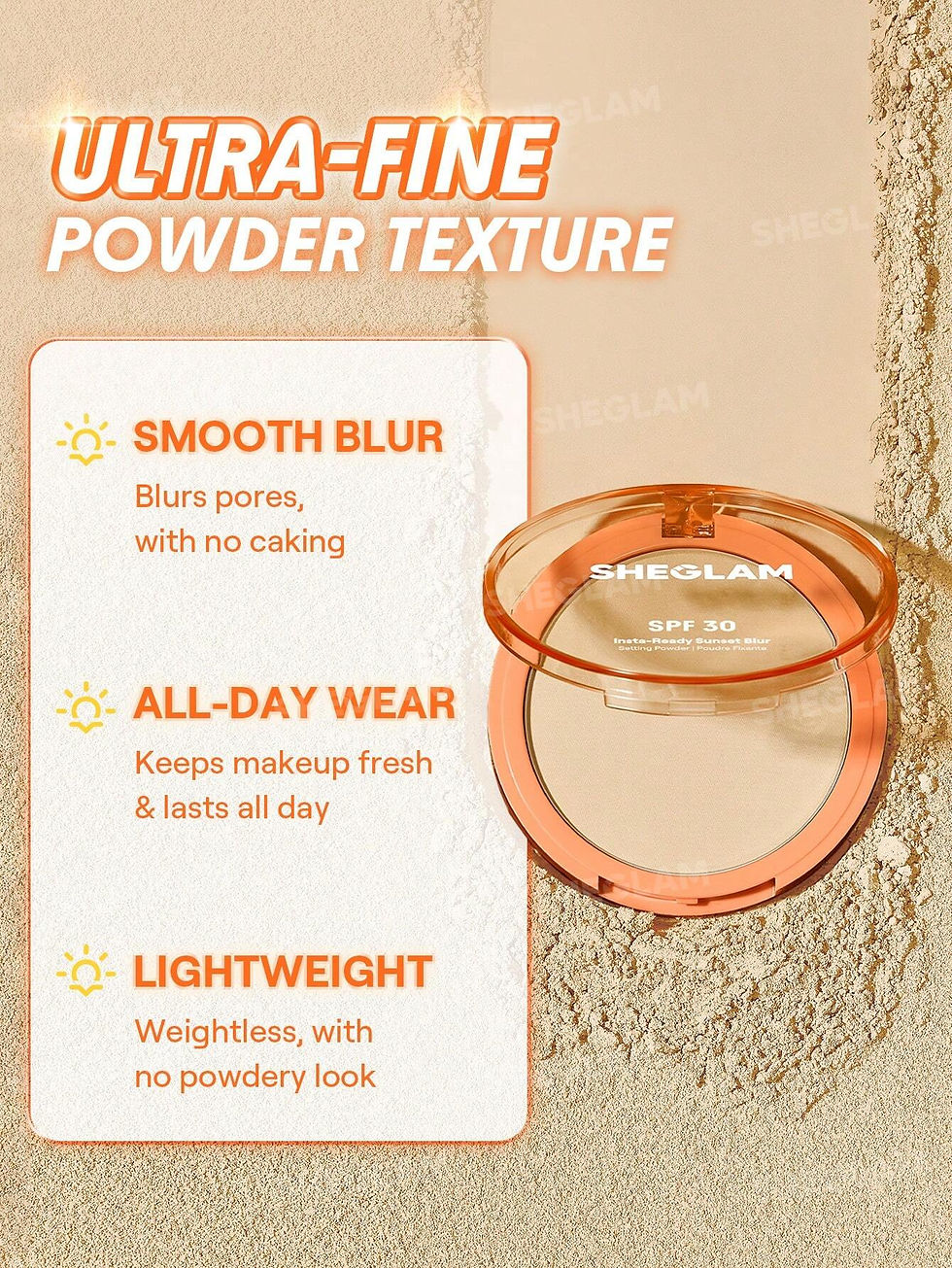 Прев'ю: Фіксуюча пудра з SPF30 Insta-Ready Sunset-Natural Linen
