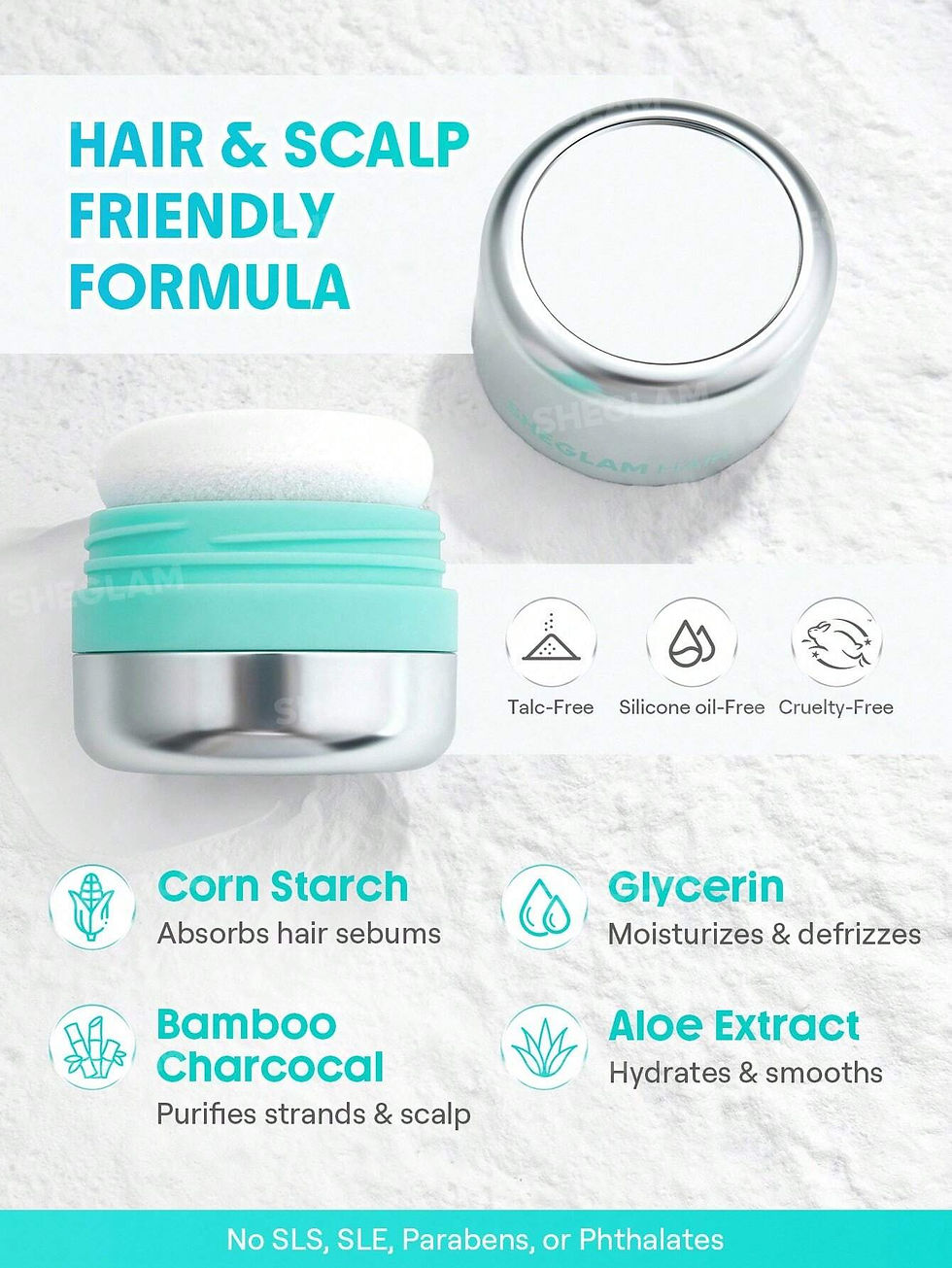 Миниатюра: М'ятний сухий шампунь для об'єму Minty Fresh