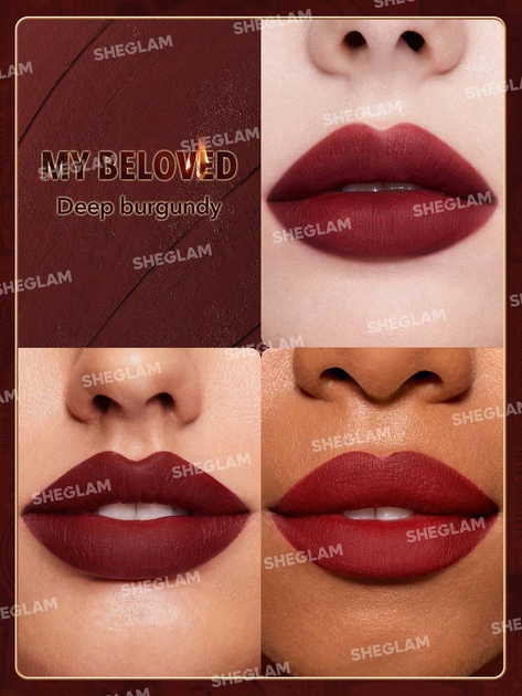 Прев'ю: Матова помада для губ «My Beloved», Dynamatte Boom Long-Lasting Matte Lipstick