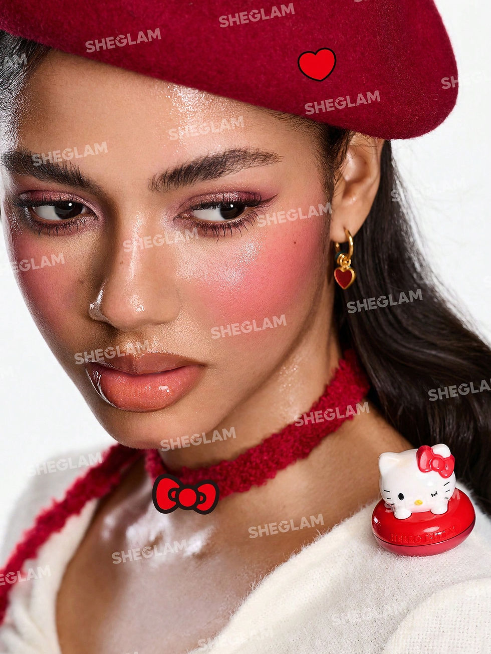 Миниатюра: Бальзам для губ Hello Kitty｜SHEGLAM True Love Dewy-Paw Print