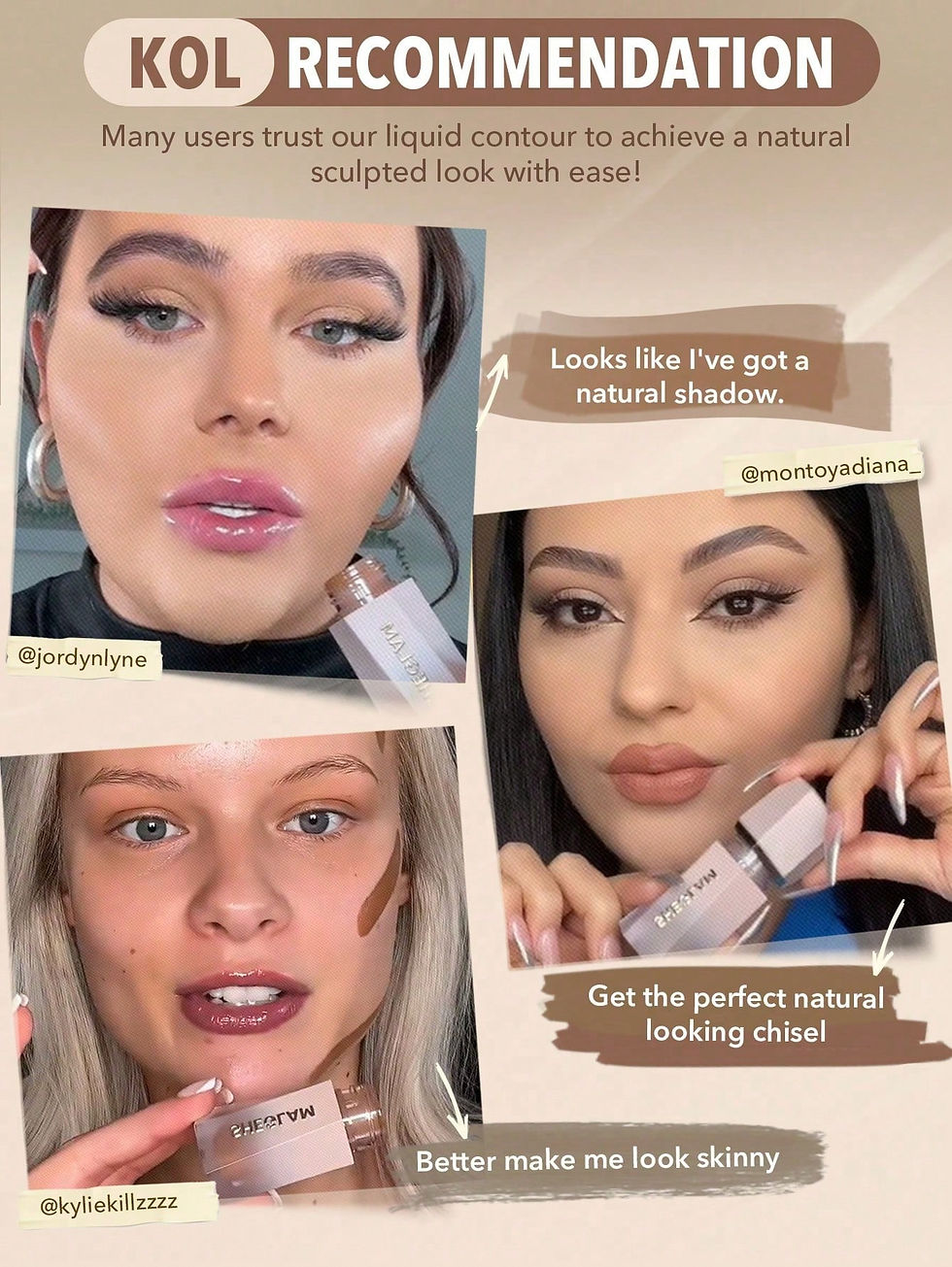 Прев'ю: Рідкий кремовий контуринг Sun Sculpt Liquid Contour–Hazelnut Latte