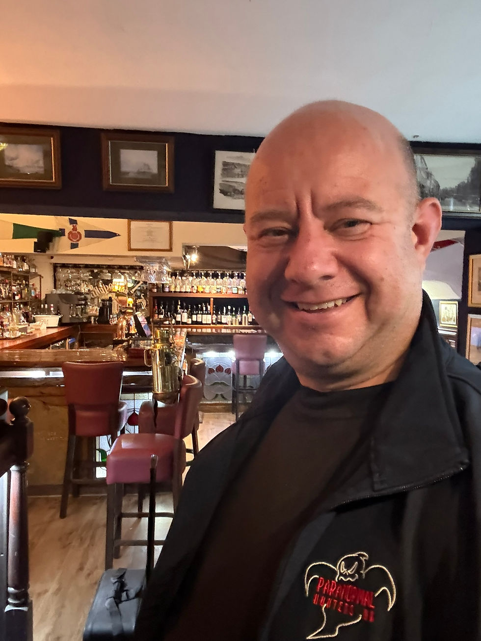 Rarely seen smiling for photos, Dr Iain Lightfoot 