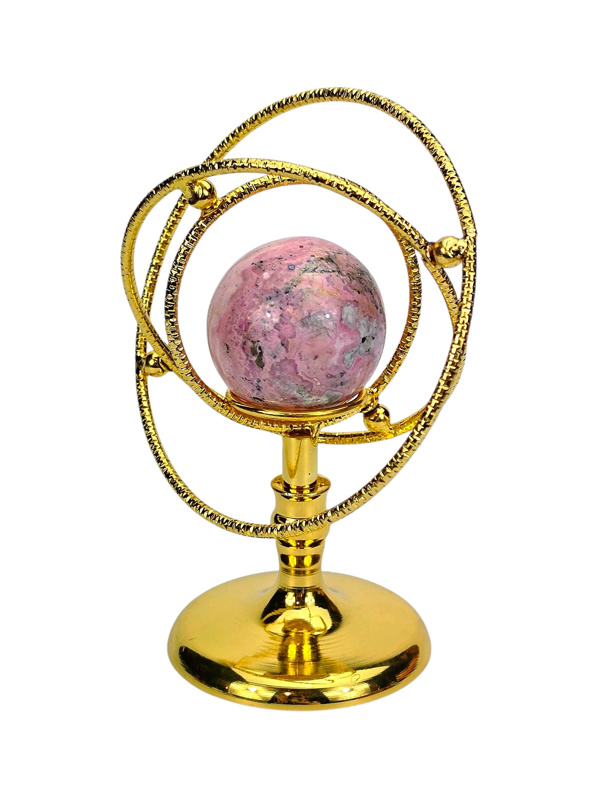 Gold Orbit Sphere Stand