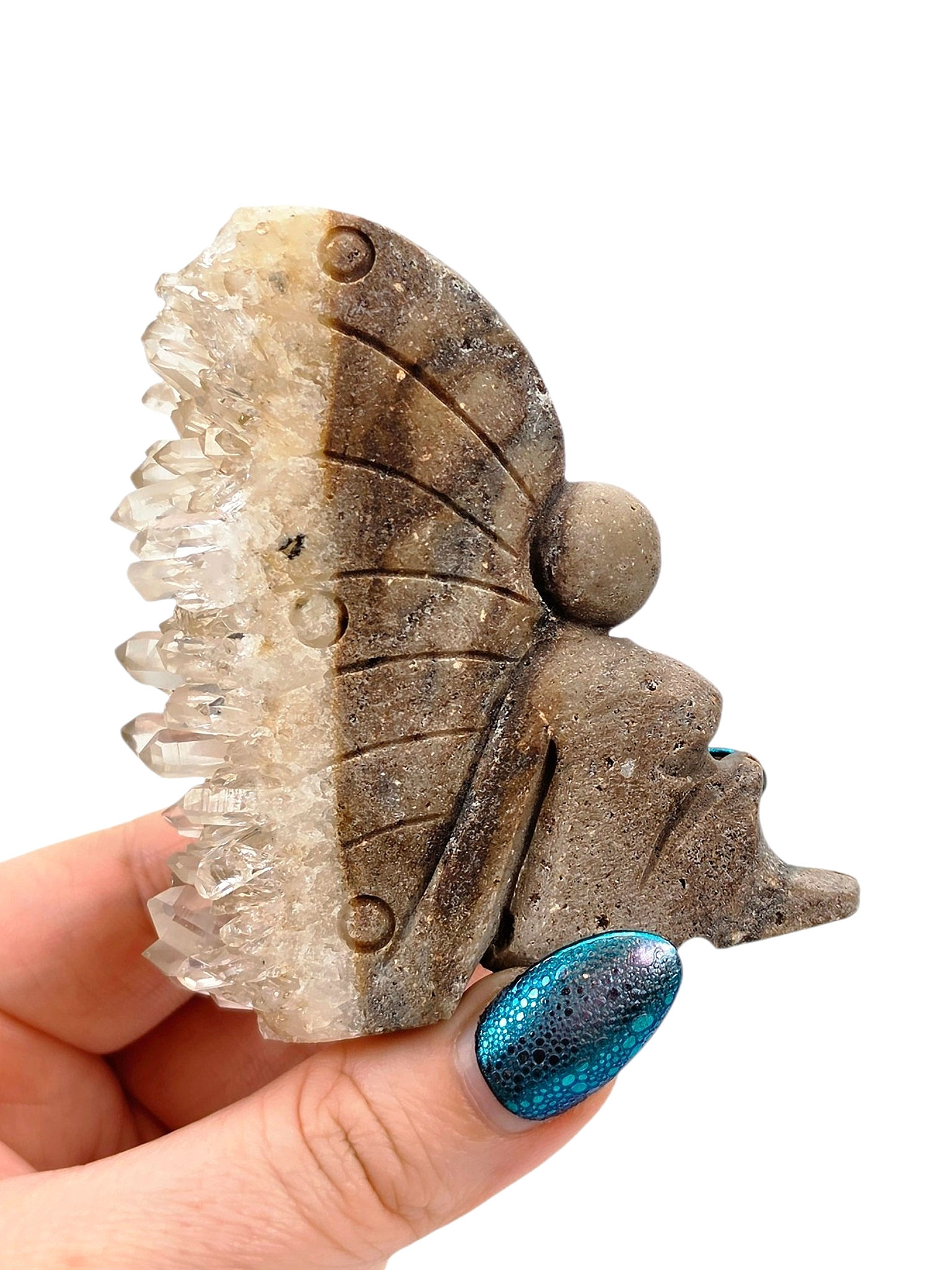 Clear Quartz Butterfly Fairy