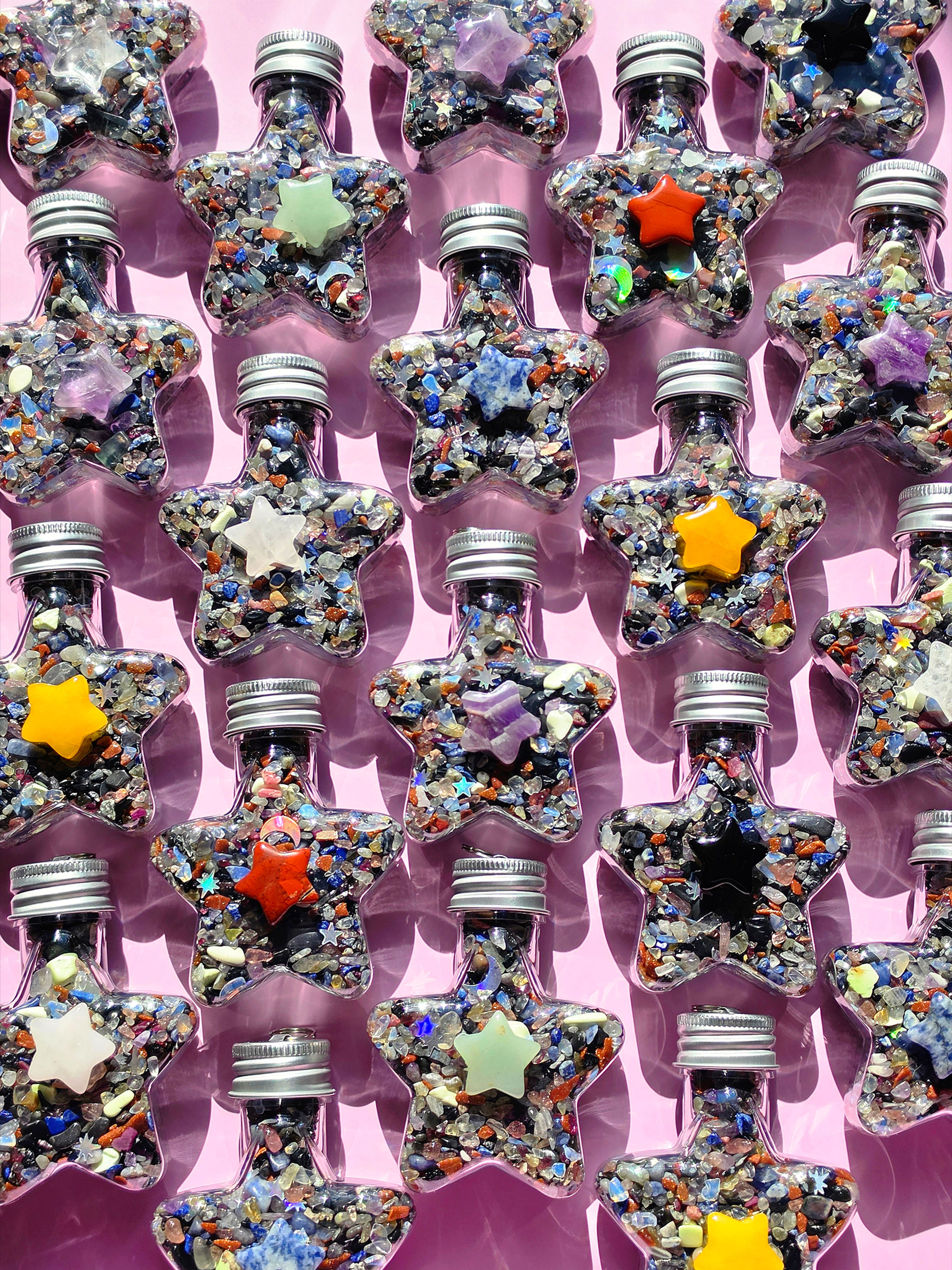 Wish Upon a Star Jar Crystal Confetti