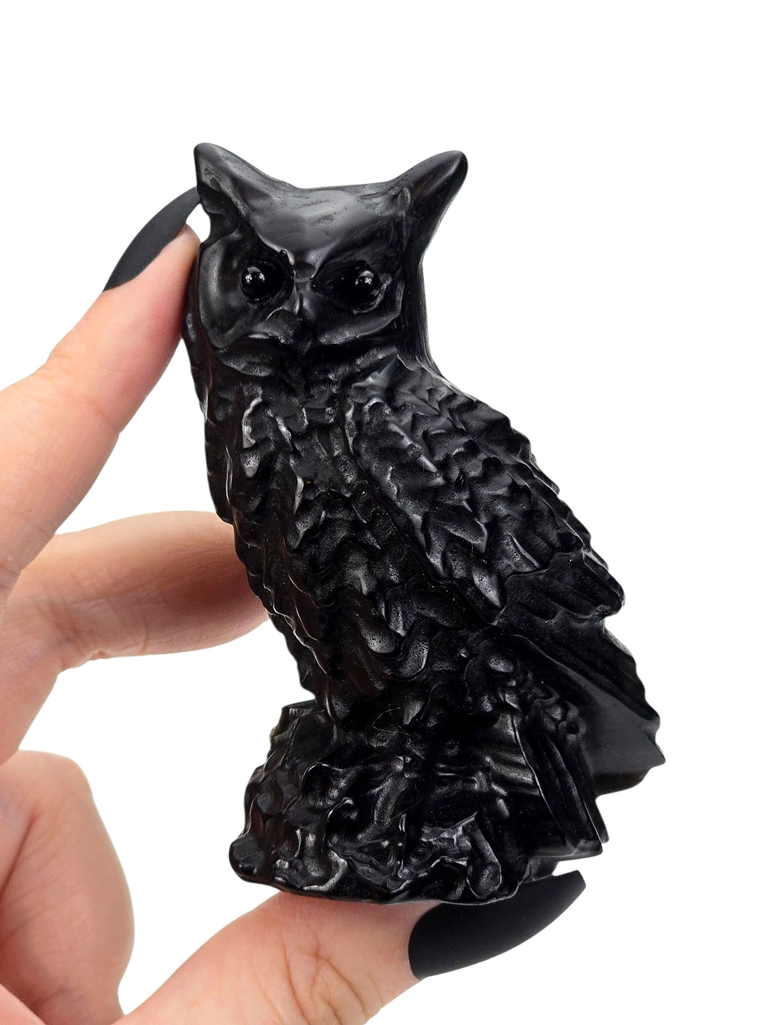 Black Obsidian Owl