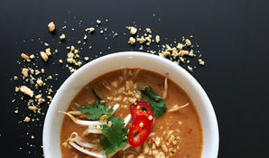 Vegan recept Pindasoep