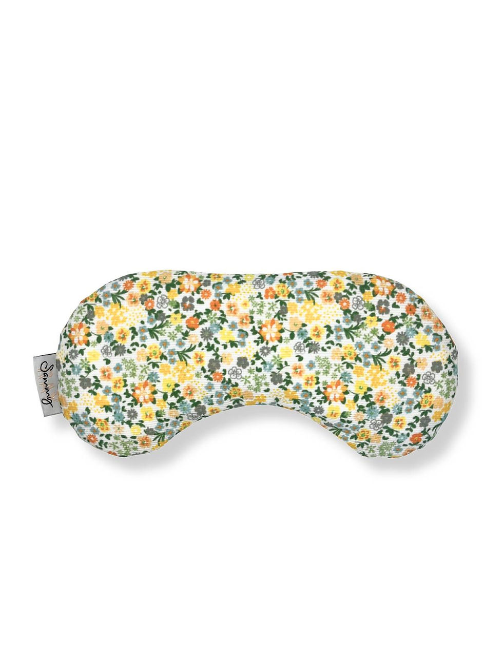 Thumbnail: Warmtekussen Oogmasker - Groene bloemen