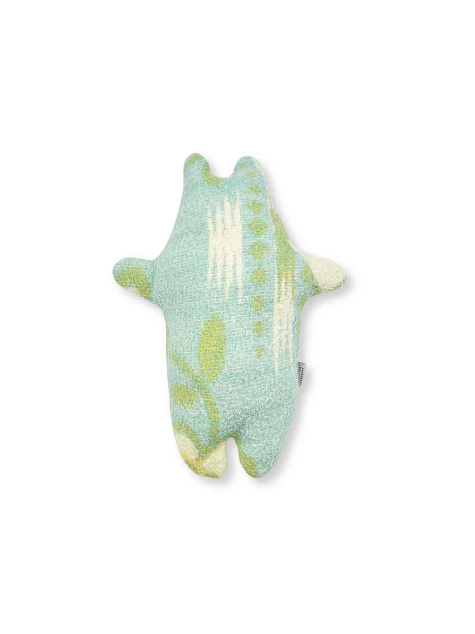 Thumbnail: sammy ray hippo knuffel vintage wollen deken geel groen blauw