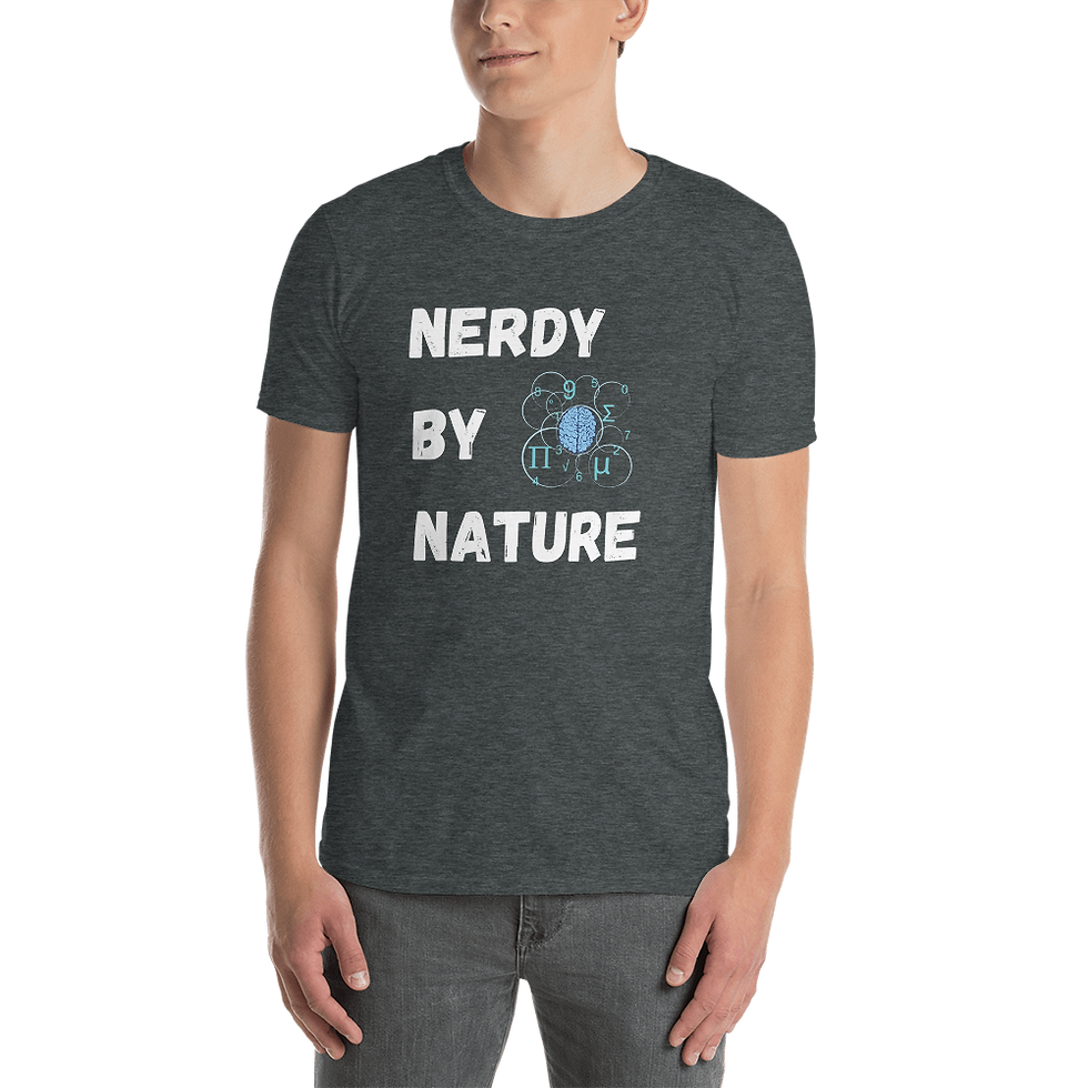 Thumbnail: Nerdy by Nature Short-Sleeve Unisex T-Shirt - Gray
