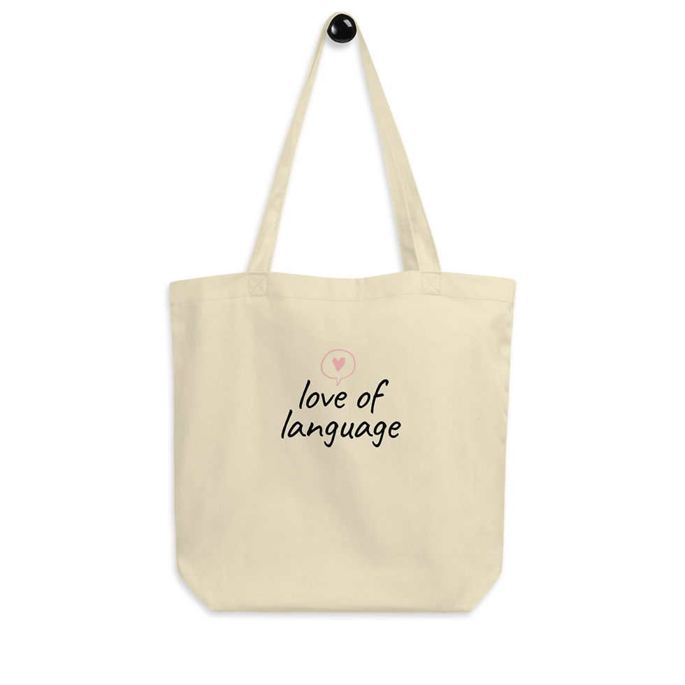 Thumbnail: Love of Language Eco Tote Bag 