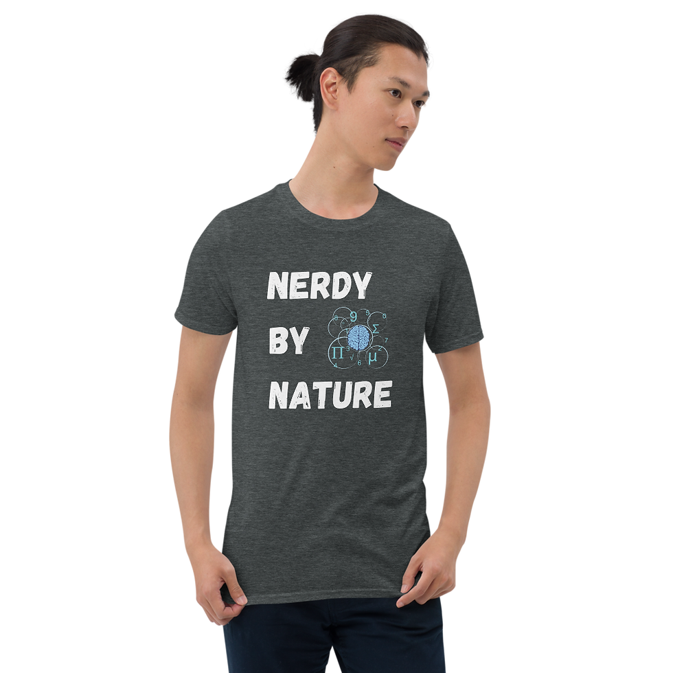 Thumbnail: Nerdy by Nature Short-Sleeve Unisex T-Shirt - Gray