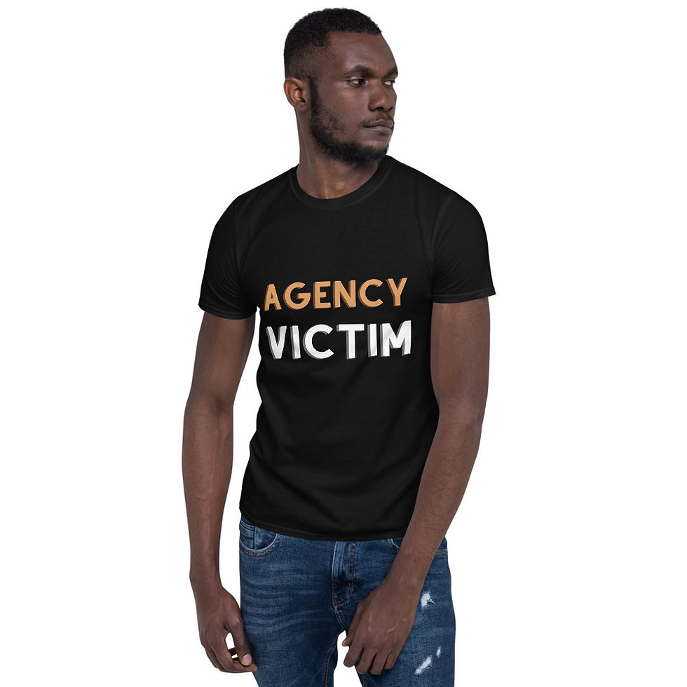 Thumbnail: Agency Victim Short-Sleeve Unisex T-Shirt - Black