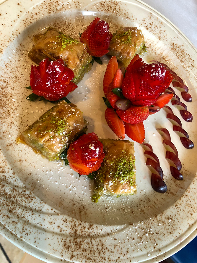 Arranged Food and Objects