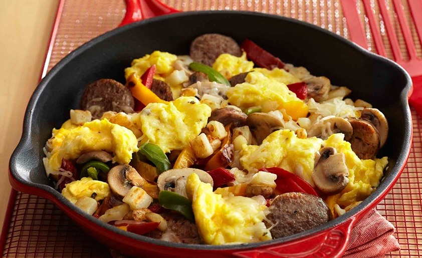 Arranged Food and Objects