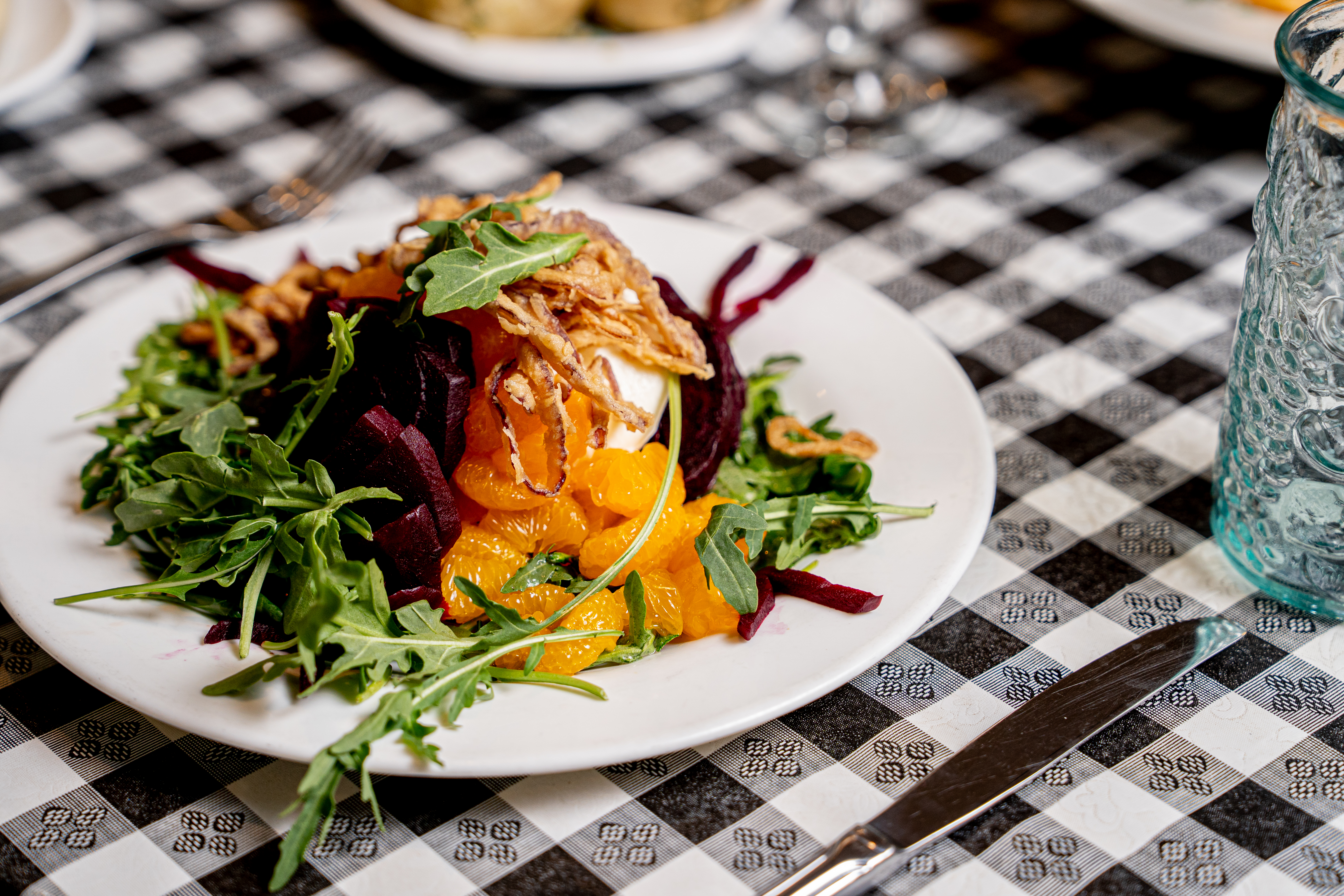 Arranged Food and Objects