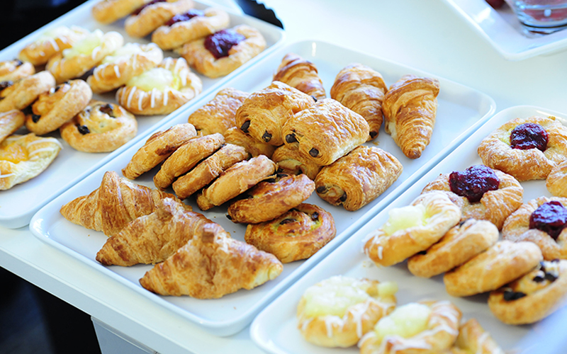 Arranged Food and Objects