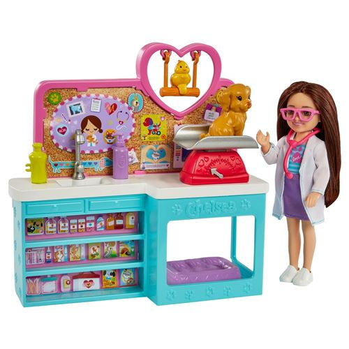 Miniature : Poupée Barbie Clinique vétérinaire de Chelsea