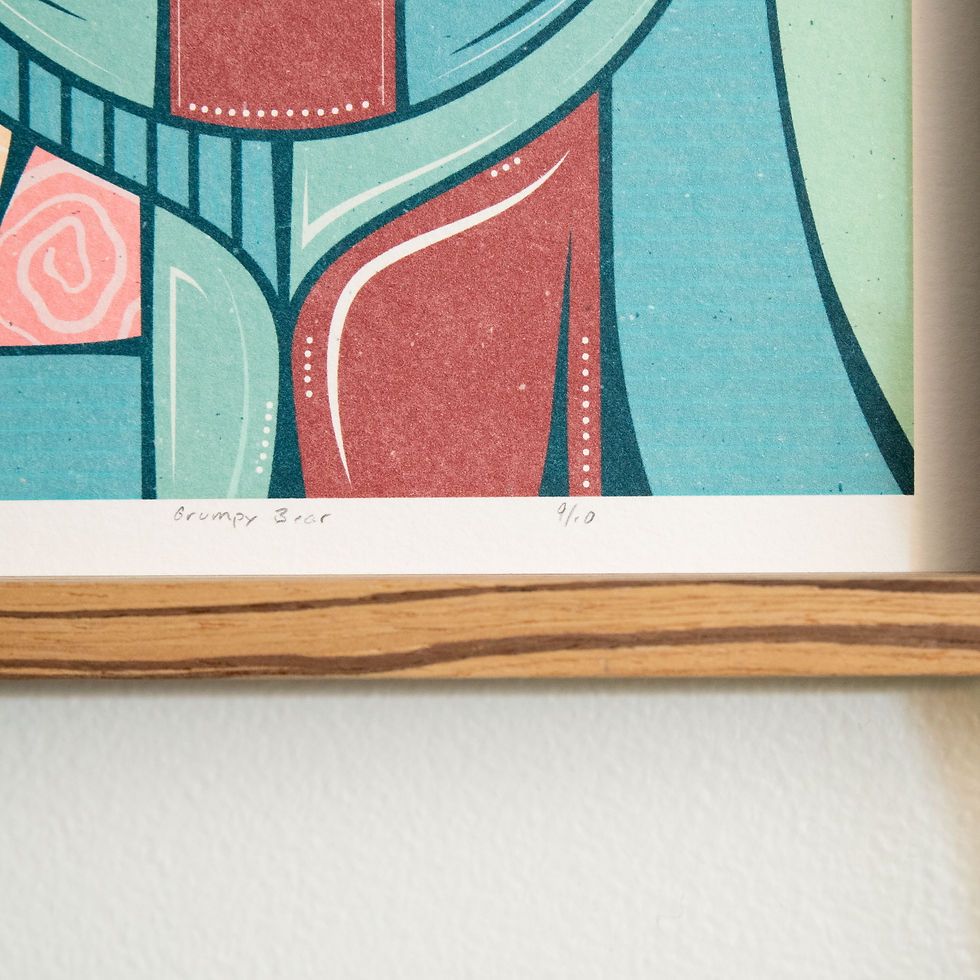 Thumbnail: Grumpy Bear Print