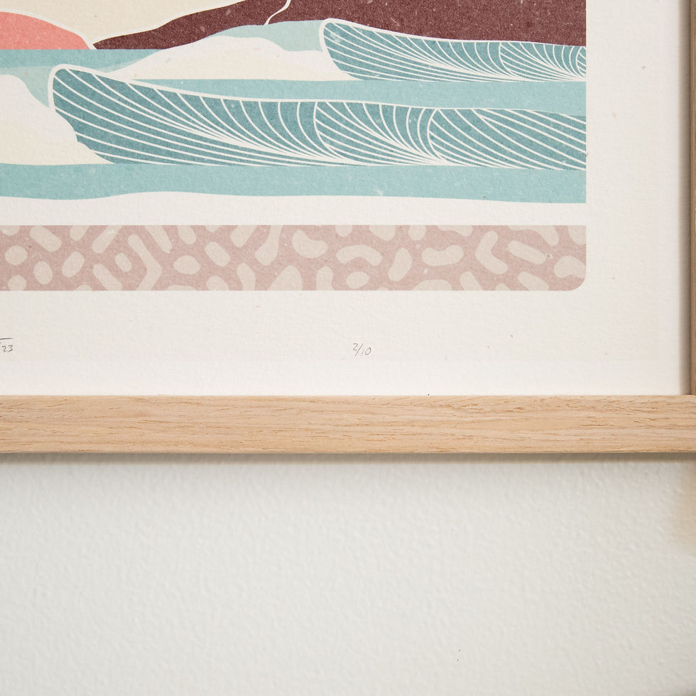 Thumbnail: Beach Collage Print