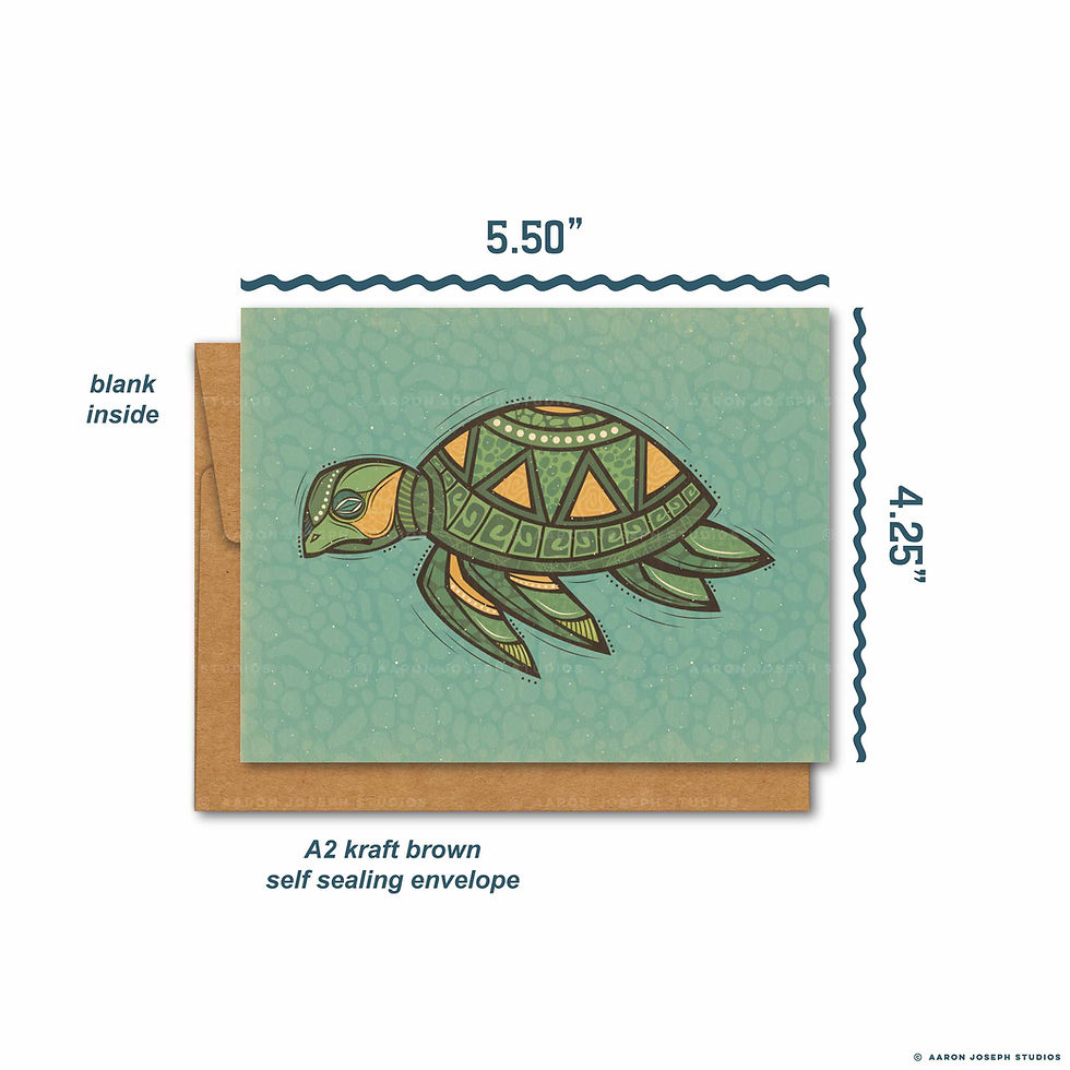 Thumbnail: SEA TURTLE Greeting Card