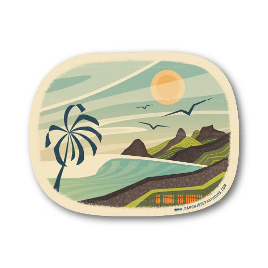 Thumbnail: Tropical Travel Sticker
