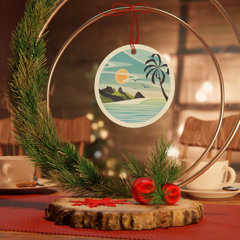 Thumbnail: Tropical Metal Ornament