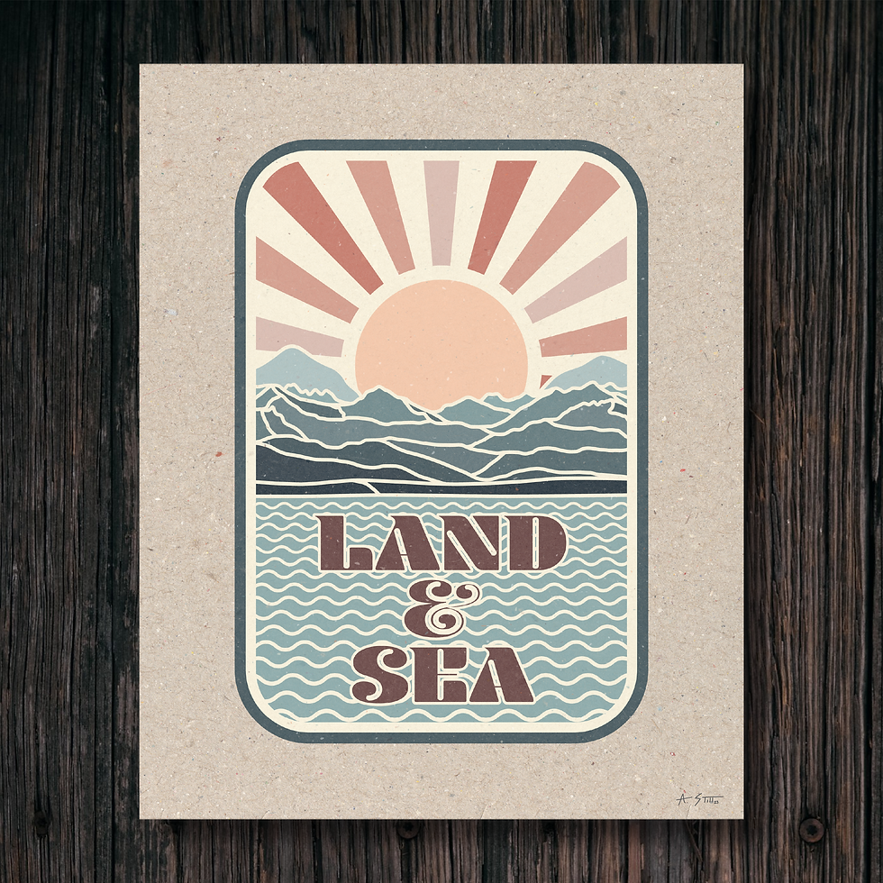 Thumbnail: Land & Sea Print