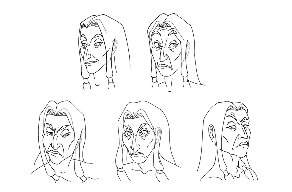 Expression Sheet Bruja
