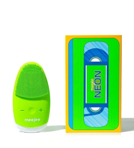 Thumbnail: Meejee Ultrasonic Facial Cleaning Brush (NEON)