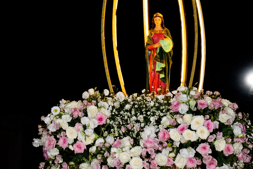Festejo de Santa Luzia no Maranhão encerra celebração a padroeira com procissão, missa e show cultural com a cantora Celina Borges