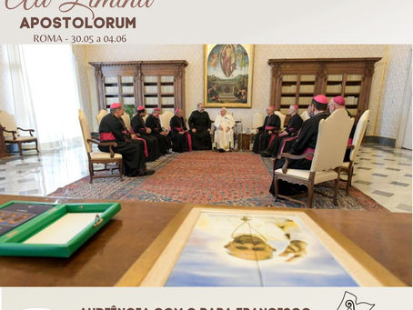 Bispos do Maranhão reúnem-se com o papa Francisco e mostram a realidade do estado