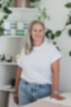Sonia Dunstan Kinesiologist in Greenwood in her studio