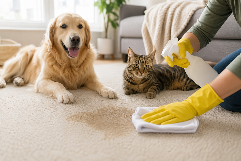 How to Clean Dog Pee from Carpet (Dog and Cat)