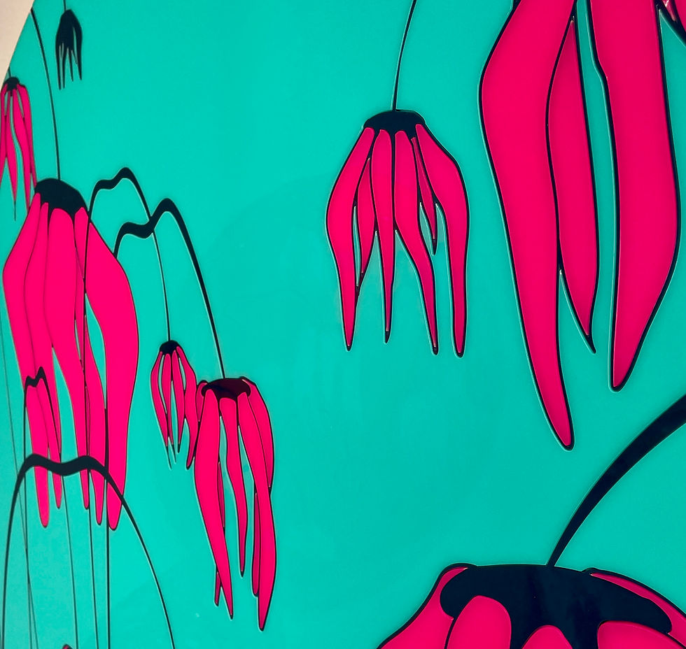 Thumbnail: Flower Power (Teal & Pink)