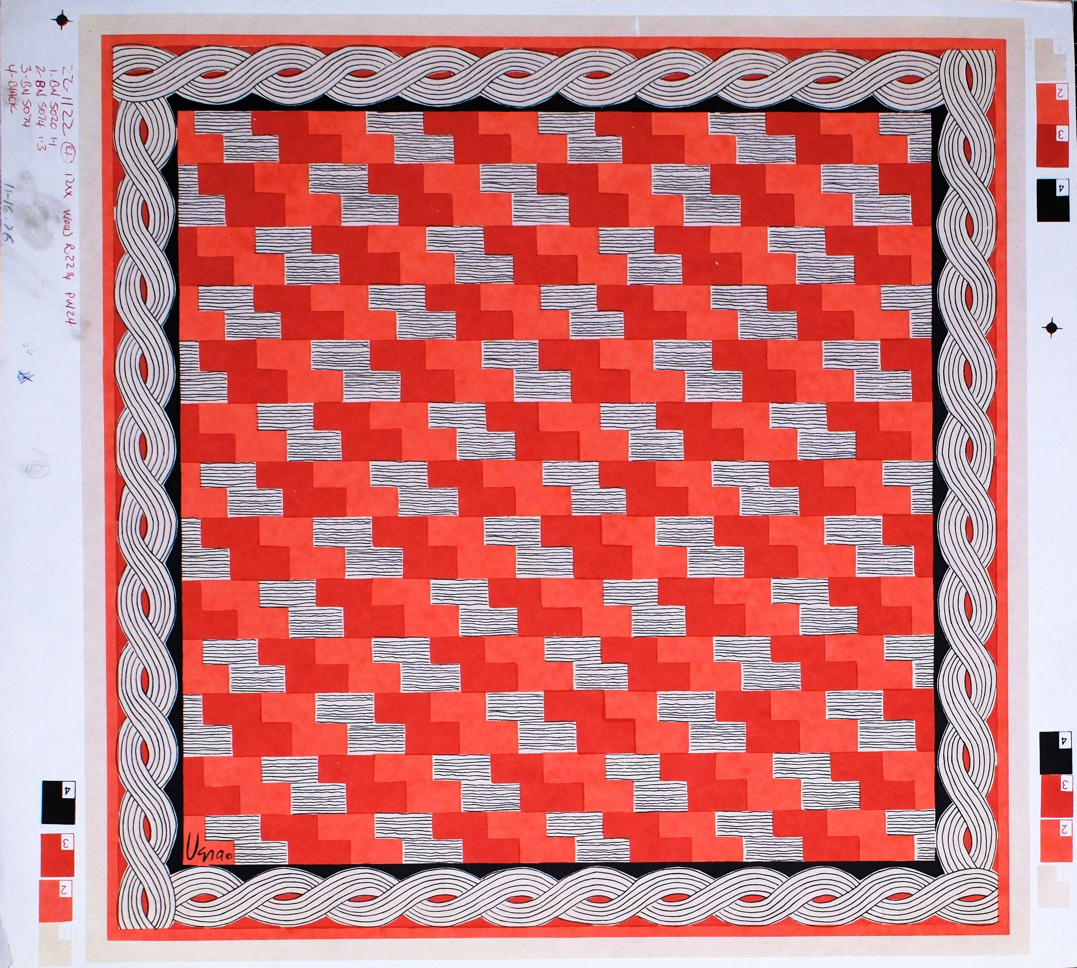 Untitled (Pink Maze)