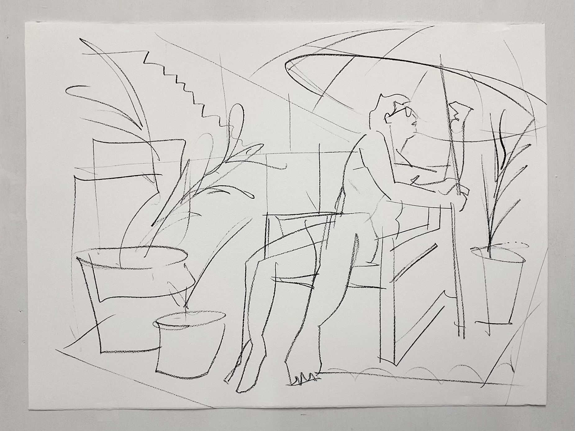 Umbrella Man (Study)