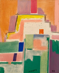 Malcolm Myers
Untitled #322
(Abstract Mesa)
(cat#: MMP0322)
Oil on Canvas
20"h x 16"w
1990
