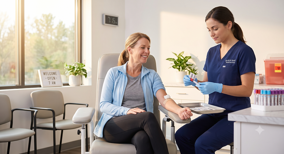 Annual Health Panel at quick test health services in mesa walk-in lab